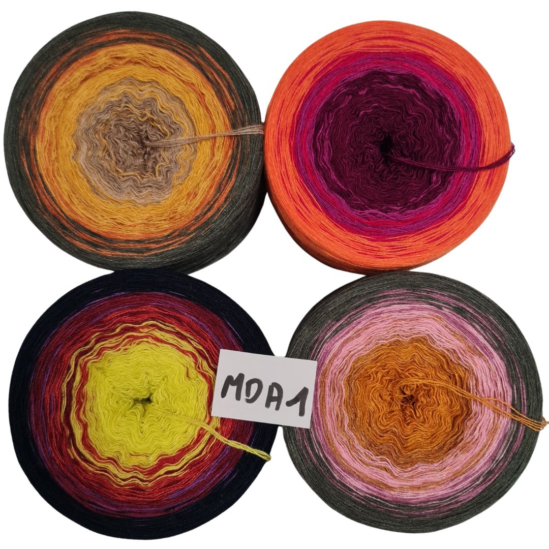 MODAL-Bobbel-Paket - (MD A 1 ) - ca. 900g - 4fädig