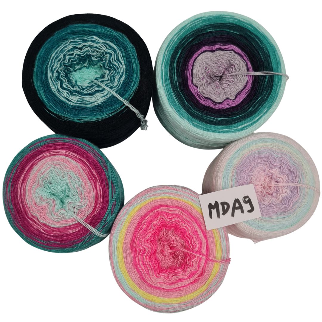 MODAL-Bobbel-Paket - (MD A 9 ) - ca. 780g - 3+4 fädig