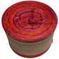 Aubergine-Mandarine-Cassis-Crevet - meliert / Ohne Verlauf - 1000m (T2)
