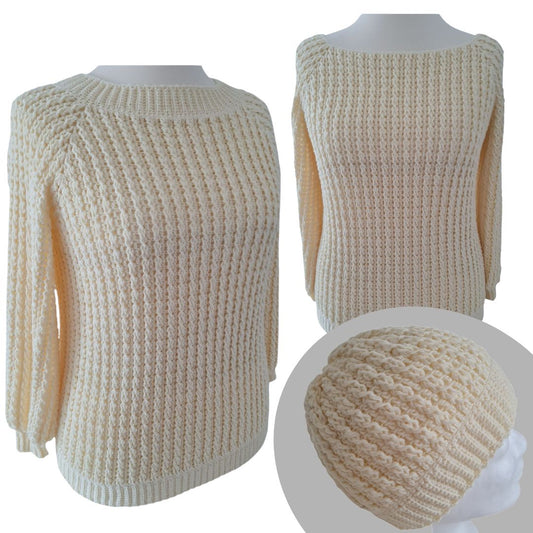 Häkelanleitung - RVO Pullover "Einfach verzopft" + Bonus - Mützenanleitung