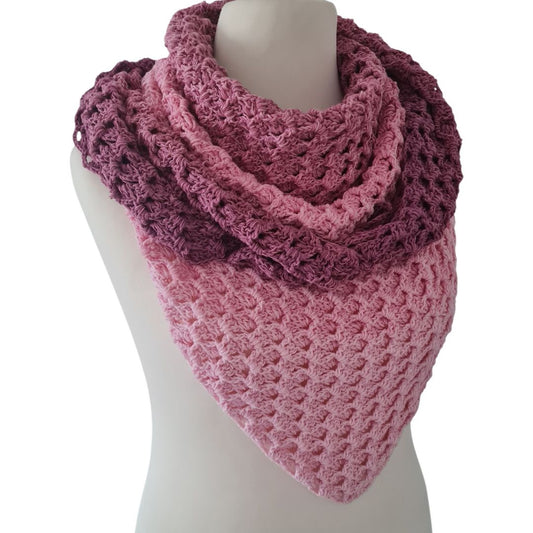 Häkelanleitung - Dreieckstuch "Cool Waves"