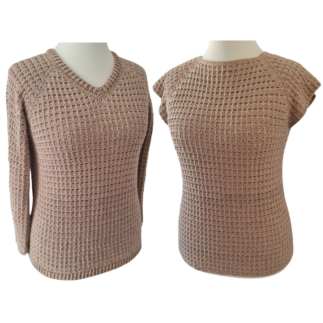 Häkelanleitung - Pullover / Shirt "Anytime" (RVO)