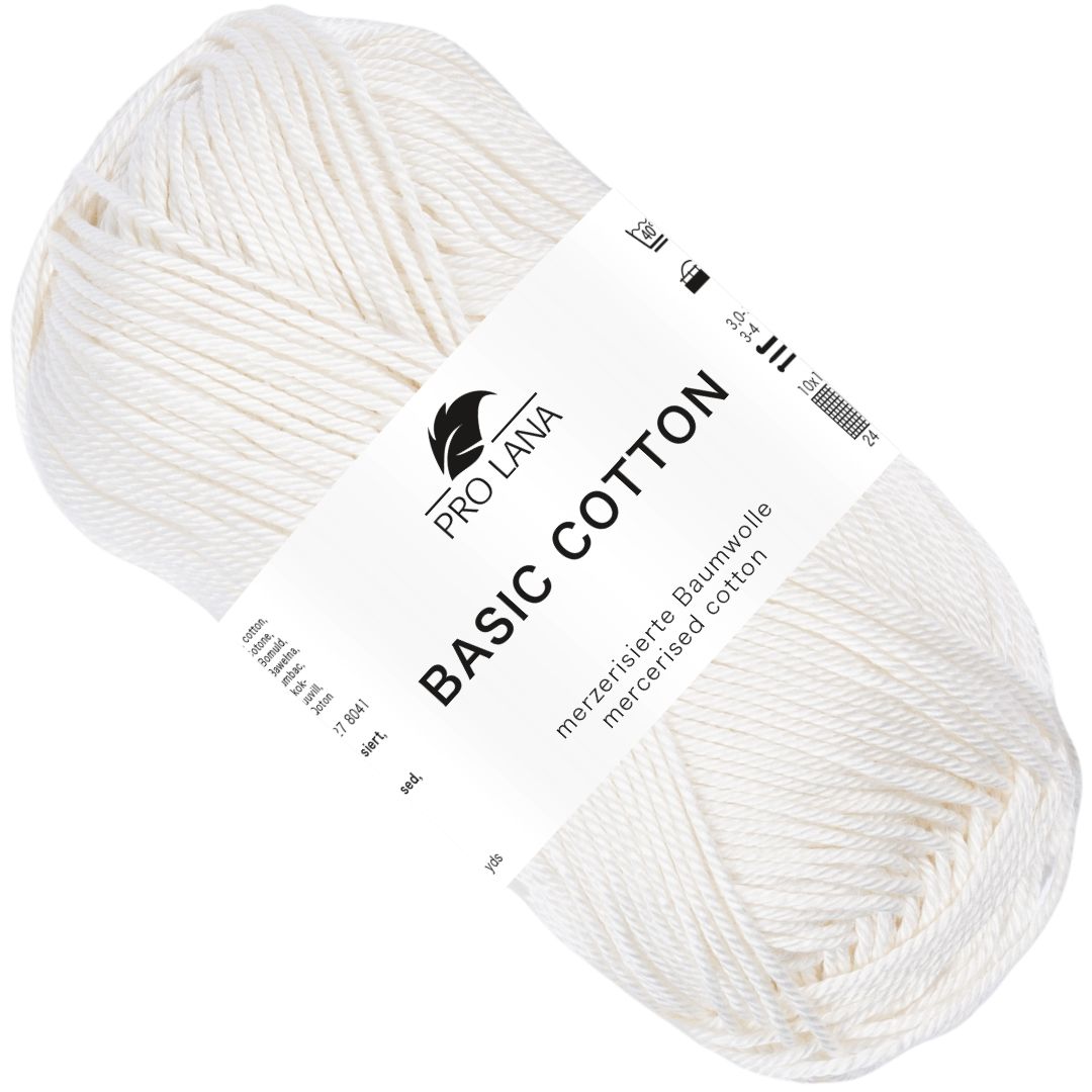 Pro Lana - Basic cotton - 50g/125m - 205 Creme