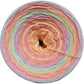 AB - Bunter Bobbel (4 fäd.- ca. 1200m - Außenfarbe: Rosa+Pistazie) - Einzelstück