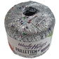 Woolly Hug - Paillettengarn - 302 Silber / bunte Pailletten - 435m