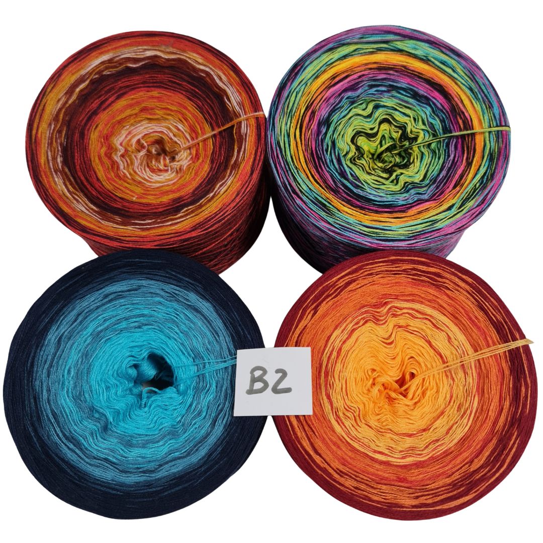 Bobbel-Paket - (B 2 ) - 4 fädig-ca. 1050g