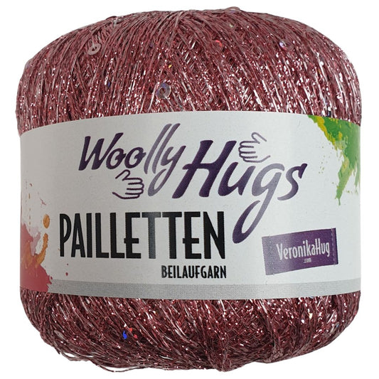 Woolly Hug - Paillettengarn - 305 Rosé / rosé Pailletten - 435m