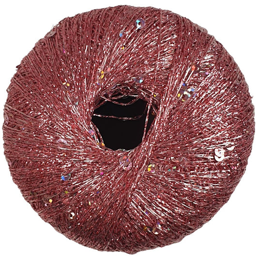 Woolly Hug - Paillettengarn - 305 Rosé / rosé Pailletten - 435m