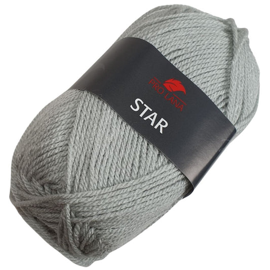 Pro Lana - STAR 50g/135m - 100% Polyacryl - 90 - Hellgrau