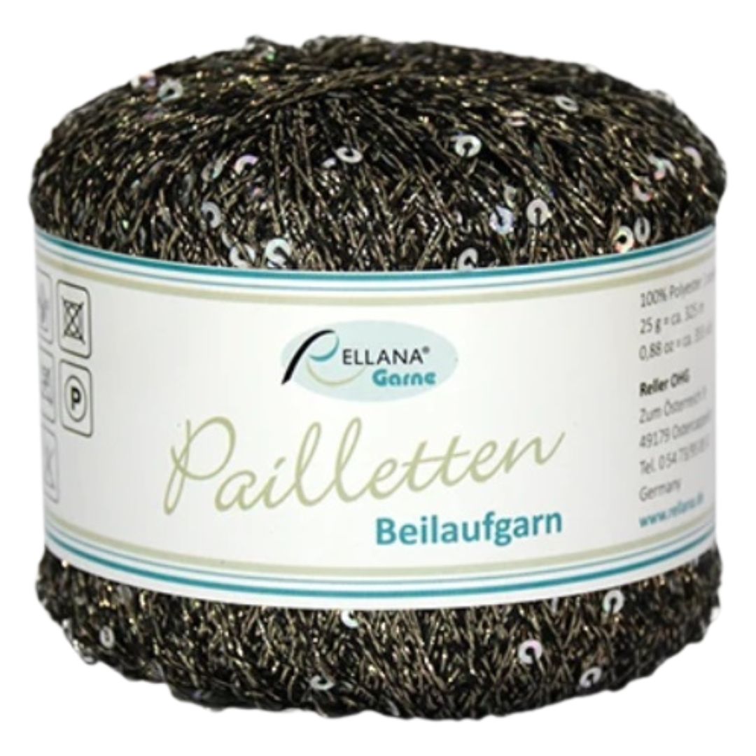 Rellana - Paillettengarn - 25g/325m - 222 Bronze