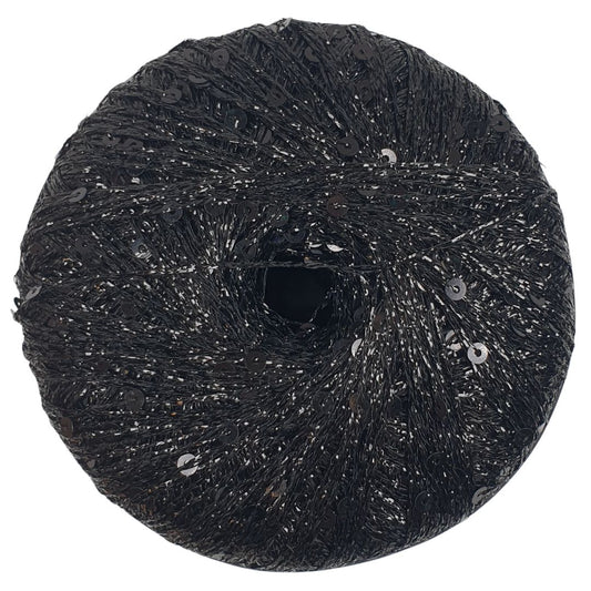 ONline-Paillettengarn - Linie 344 Starlight - 390m - 03 Schwarz