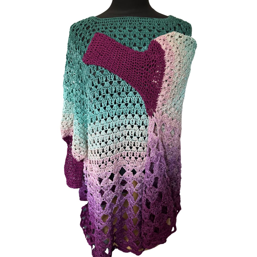 Häkelanleitung - Ponchulli "Poncharella"