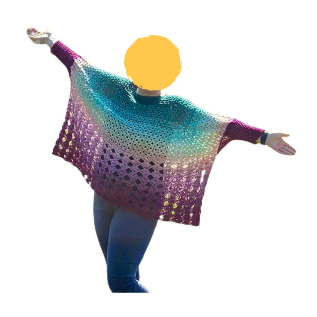 Häkelanleitung - Ponchulli "Poncharella"