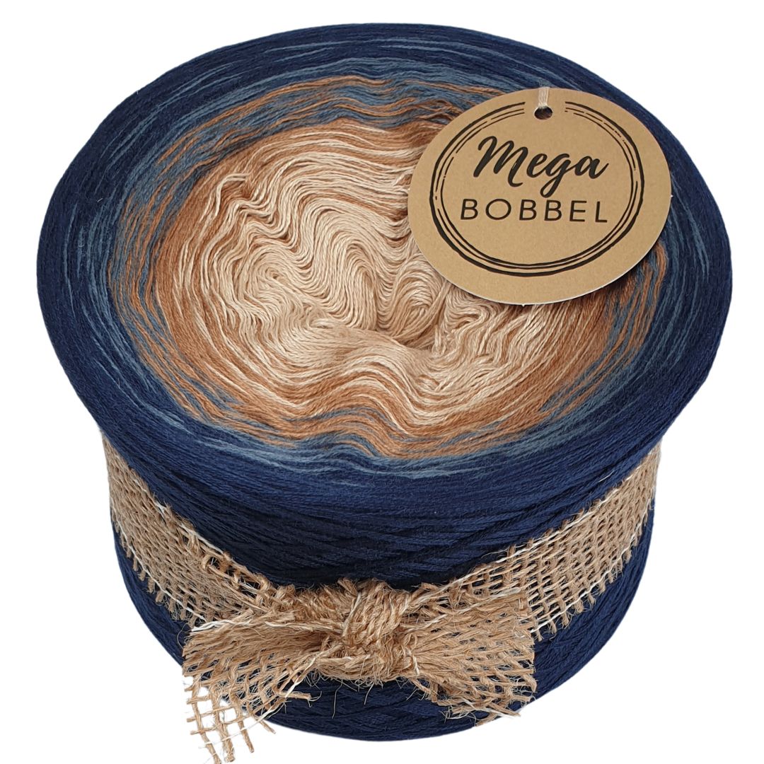 RETOURE: Blaubraun ( 3 fäd.- ca. 1500m - Außenfarbe: Schatten)