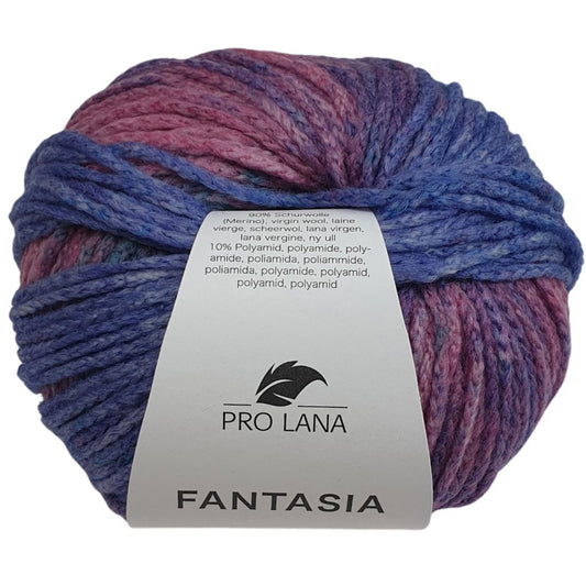 Pro Lana - FANTASIA - 50g/120m - Kettgarn mit Farbverlauf - 183 Rosa Lila