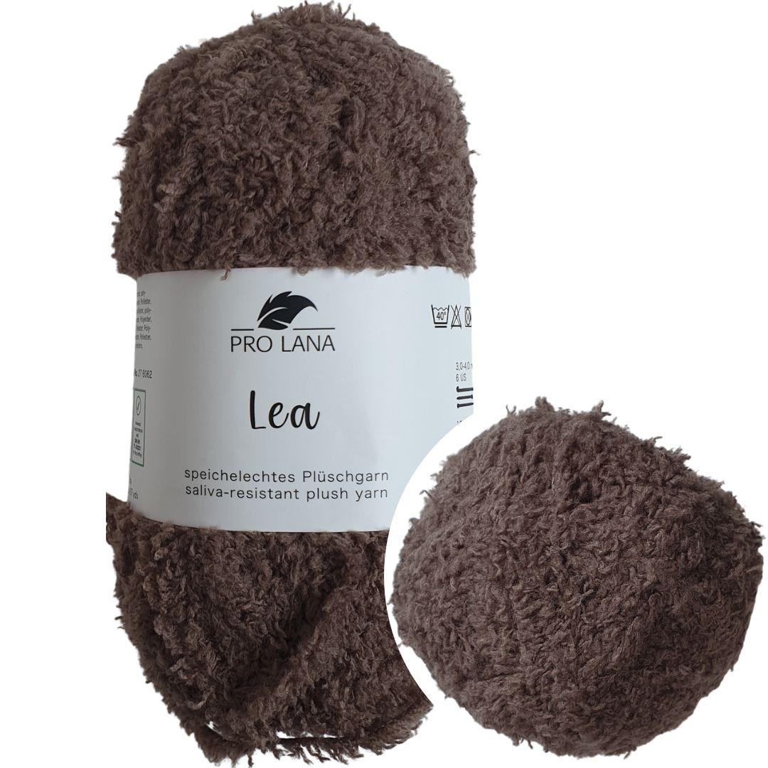 Pro Lana - LEA - 25g/90m - Plüschgarn (speichelecht) - 06 Taupe