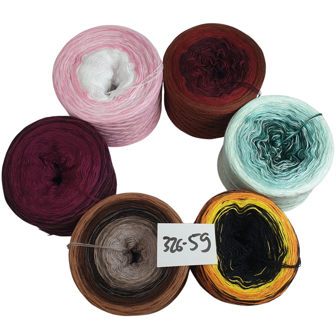 Bobbel-Reste-Paket - (326 - 59F) - ca.670g