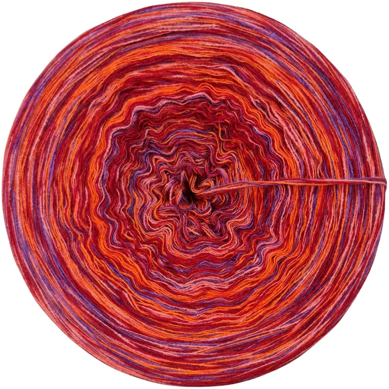 MODAL - B16 Orange, Rot, Lila meliert - 1000m - 4 fädig