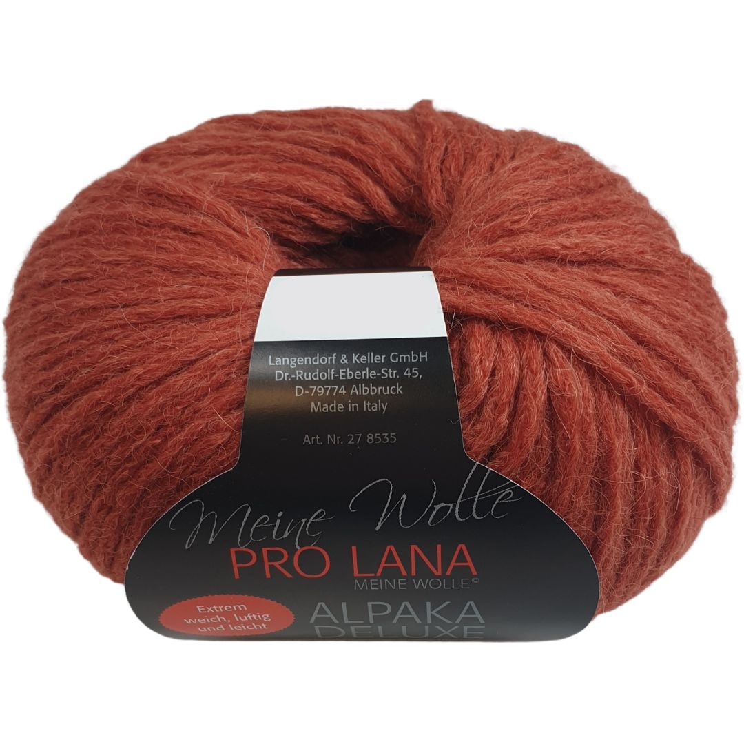Pro Lana - Alpaka deluxe - 50g/150m - 28 orangerot