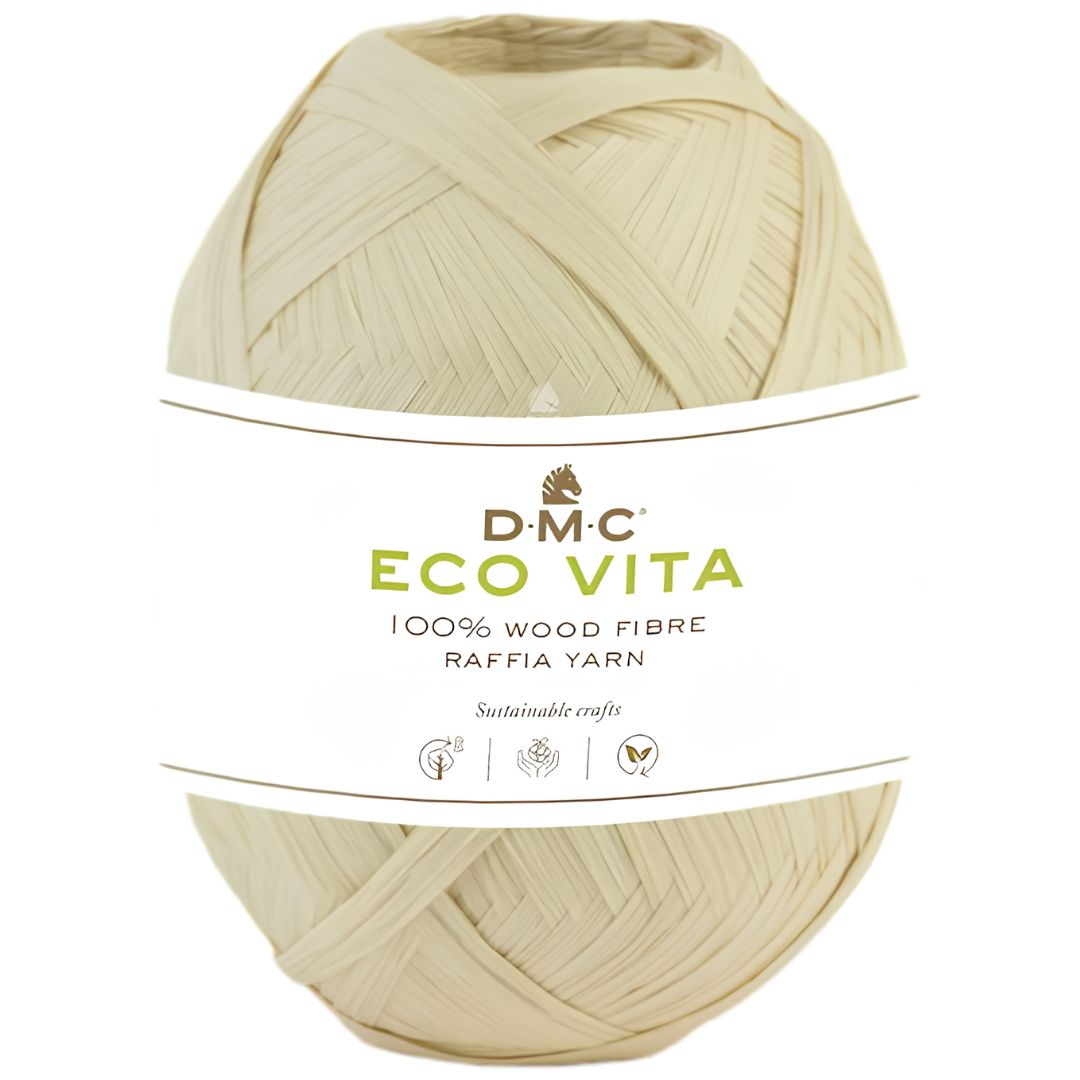 DMC Eco Vita Raffia - 100% Holzfaser (50g-100m) - 032 Beige