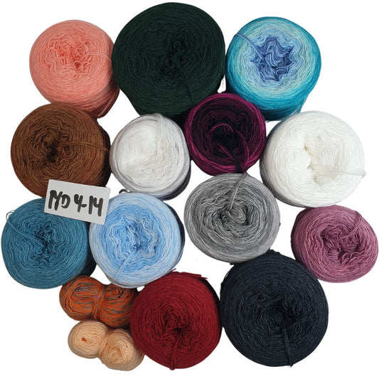 MODAL-Bobbel-Paket - (MD4- 14 F ) - ca. 440g - Amigurumi