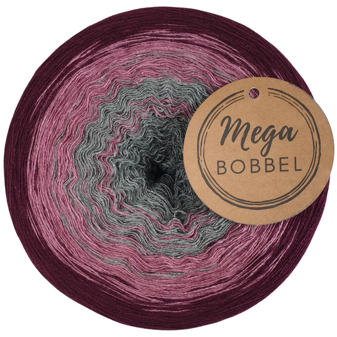 AB - Modal - Rosengrau (3fäd.- ca. 750m - Außenfarbe: Purpur)