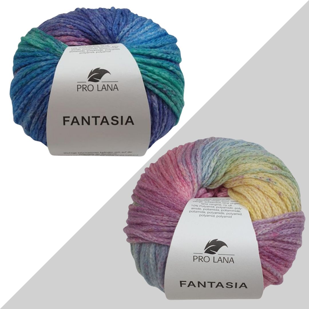 Pro Lana - FANTASIA - 50g/120m - Kettgarn mit Farbverlauf - 183 oder 184
