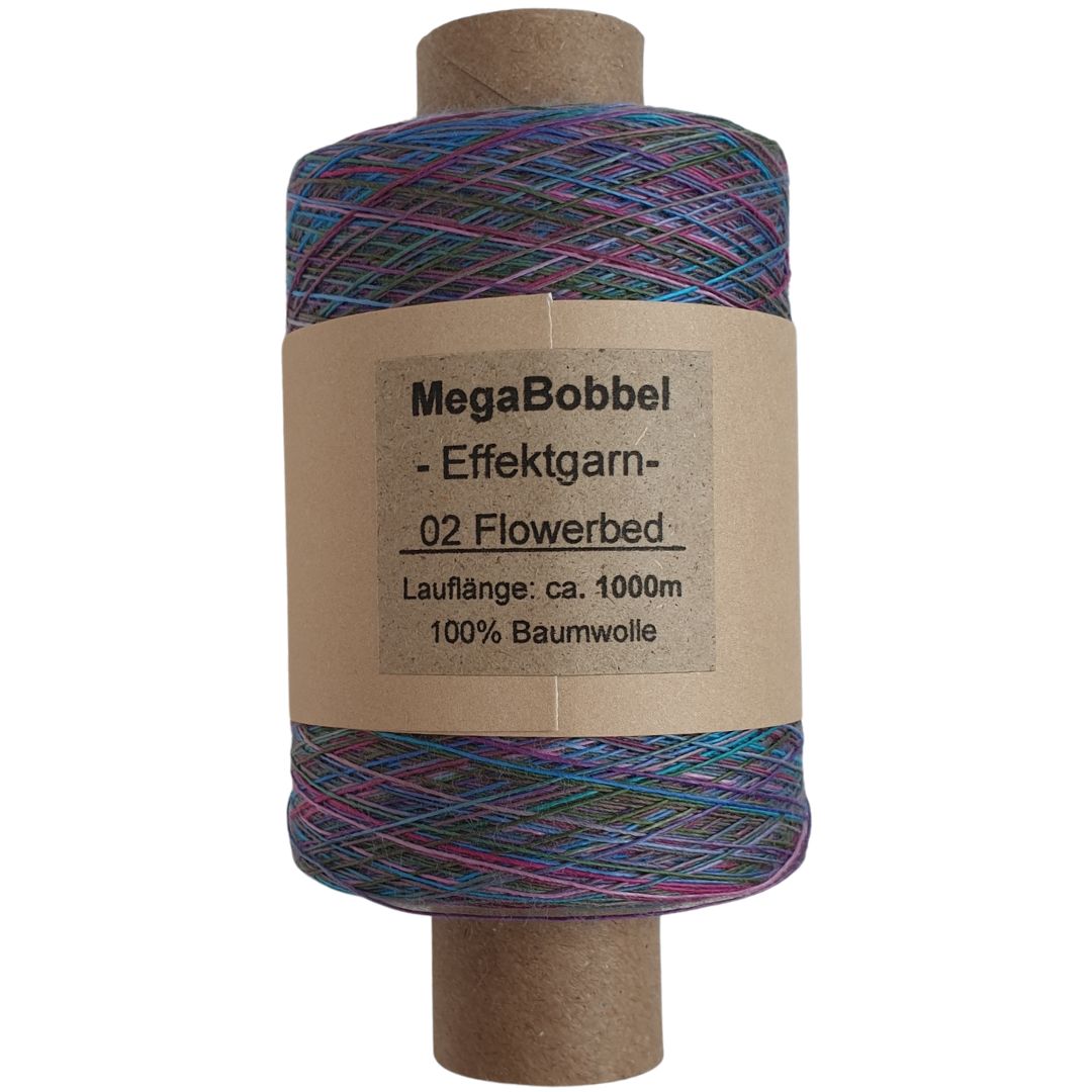 Effektgarn - 02 Flowerbed - (BG18) - 1000m