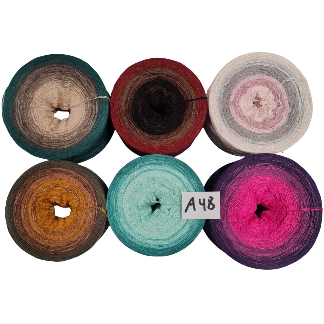 Bobbel-Paket - (A 48 ) - 3 fädig - ca. 1200g