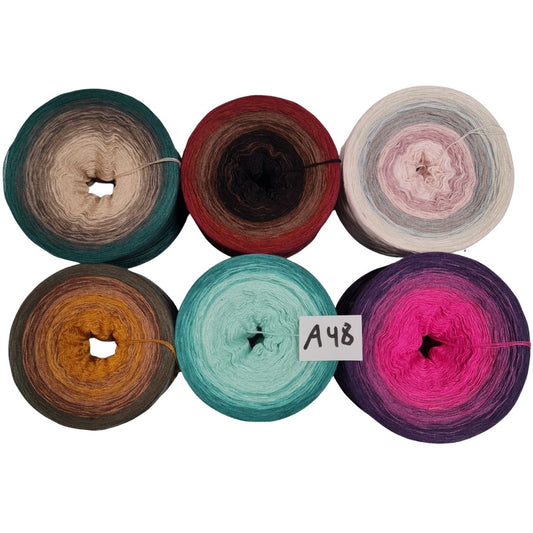 Bobbel-Paket - (A 48 ) - 3 fädig - ca. 1200g