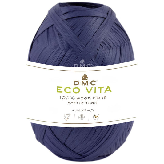DMC Eco Vita Raffia - 100% Holzfaser (50g-100m) - 071 Dunkelblau