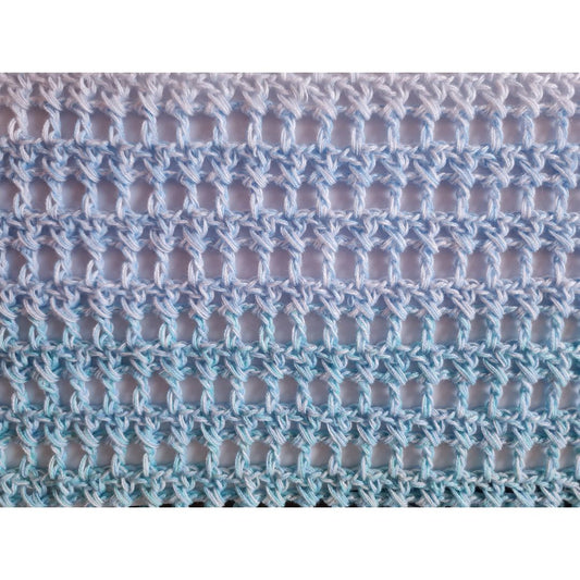 Häkelanleitung - Netzshirt / Netzpullover "Crossover"