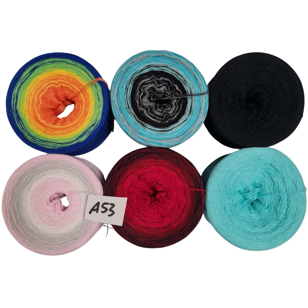 Bobbel-Paket - (A 53 ) - 3+4 fädig-ca. 1120g