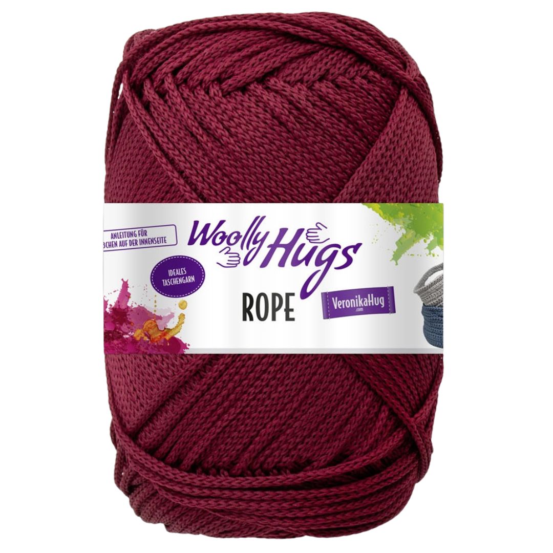 Woolly Hugs - ROPE 200g - 38 Bordeaux