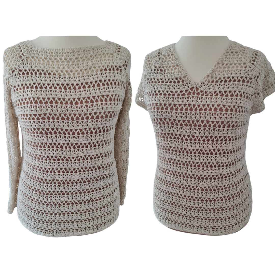 Häkelanleitung - RVO Netzshirt "Sommerbrise"