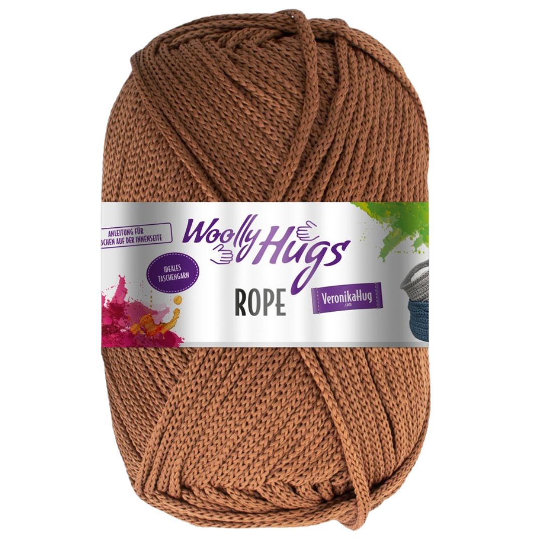 Woolly Hugs - ROPE 200g - 18 Haselnuss