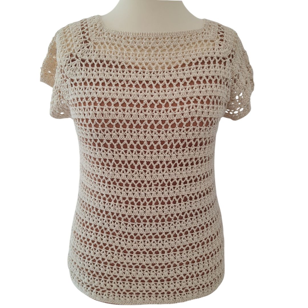 Häkelanleitung - RVO Netzshirt "Sommerbrise"