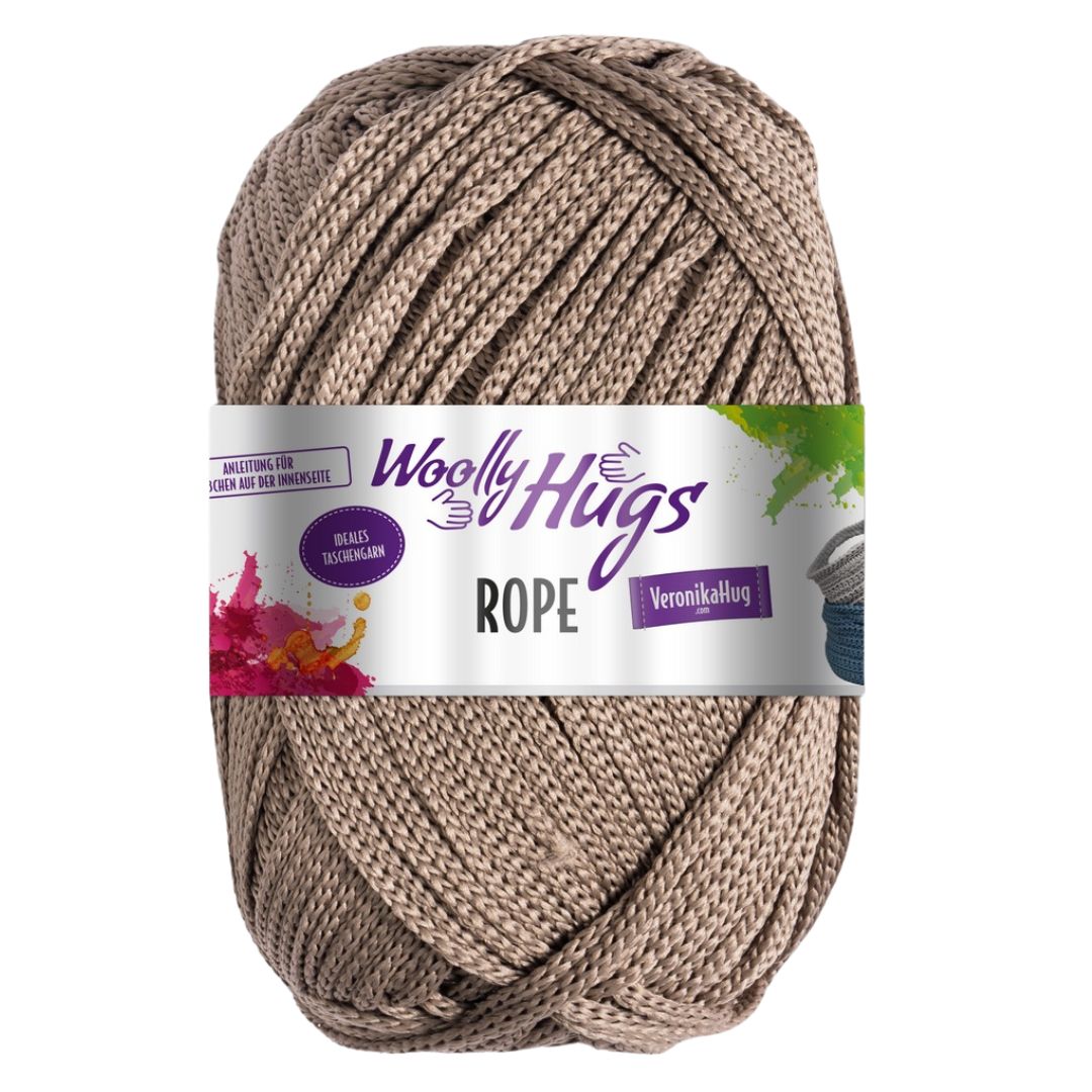 Woolly Hugs - ROPE 200g - 17 Torf