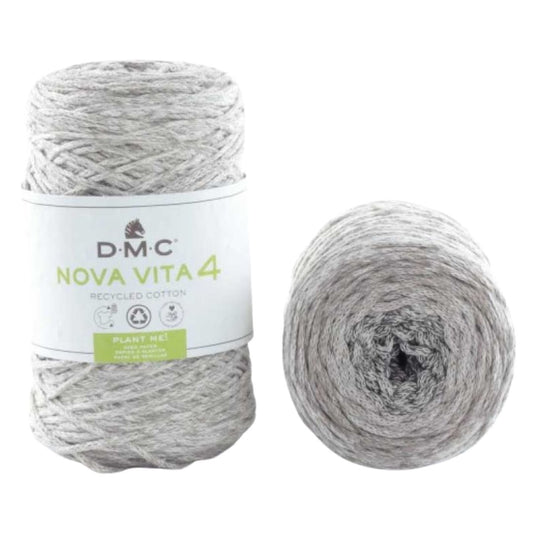 DMC Nova Vita 4 (Multicolor 250g) - 80% recycelte Baumwolle / 20% Polyester - 311 Brown-Beige