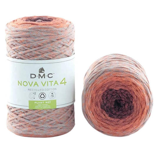 DMC Nova Vita 4 (Multicolor 250g) - 80% recycelte BW / 20% PES - 105 Fire