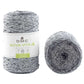 DMC Nova Vita 4 (Multicolor 250g) - 80% recycelte Baumwolle / 20% Polyester - 122 Grey Black