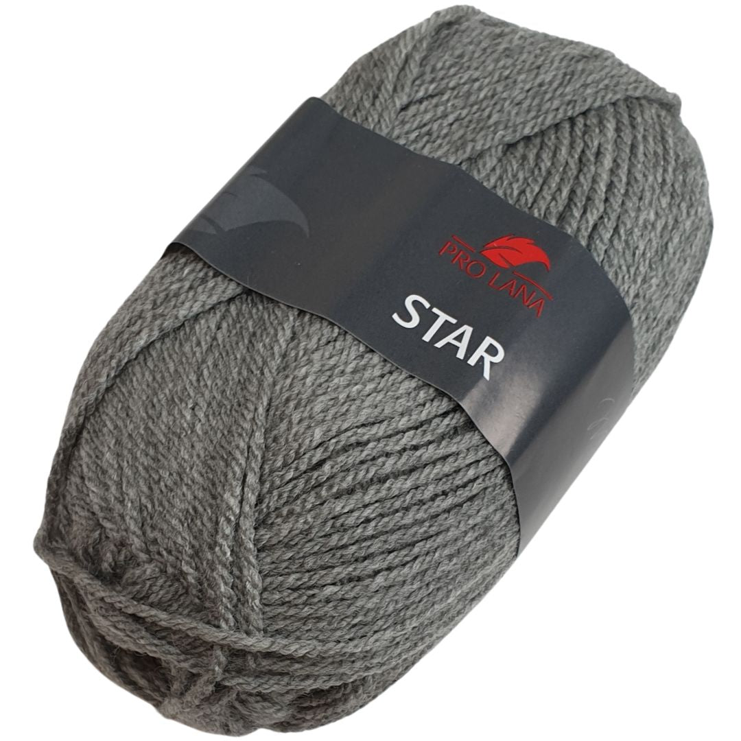 Pro Lana - STAR 50g/135m - 100% Polyacryl - 95 - Mittelgrau