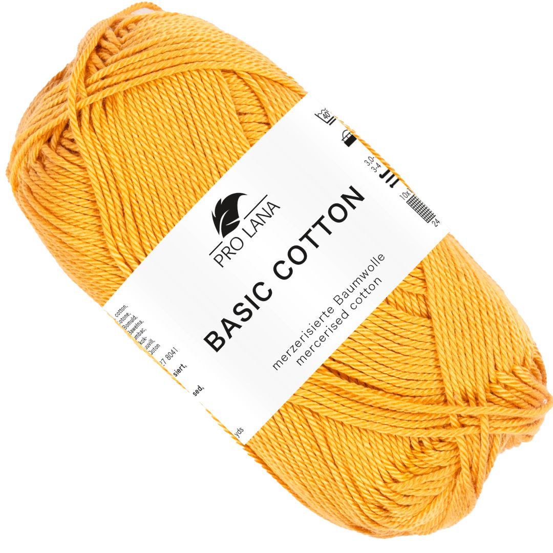 Pro Lana - Basic cotton - 50g/125m - 24 Ocker