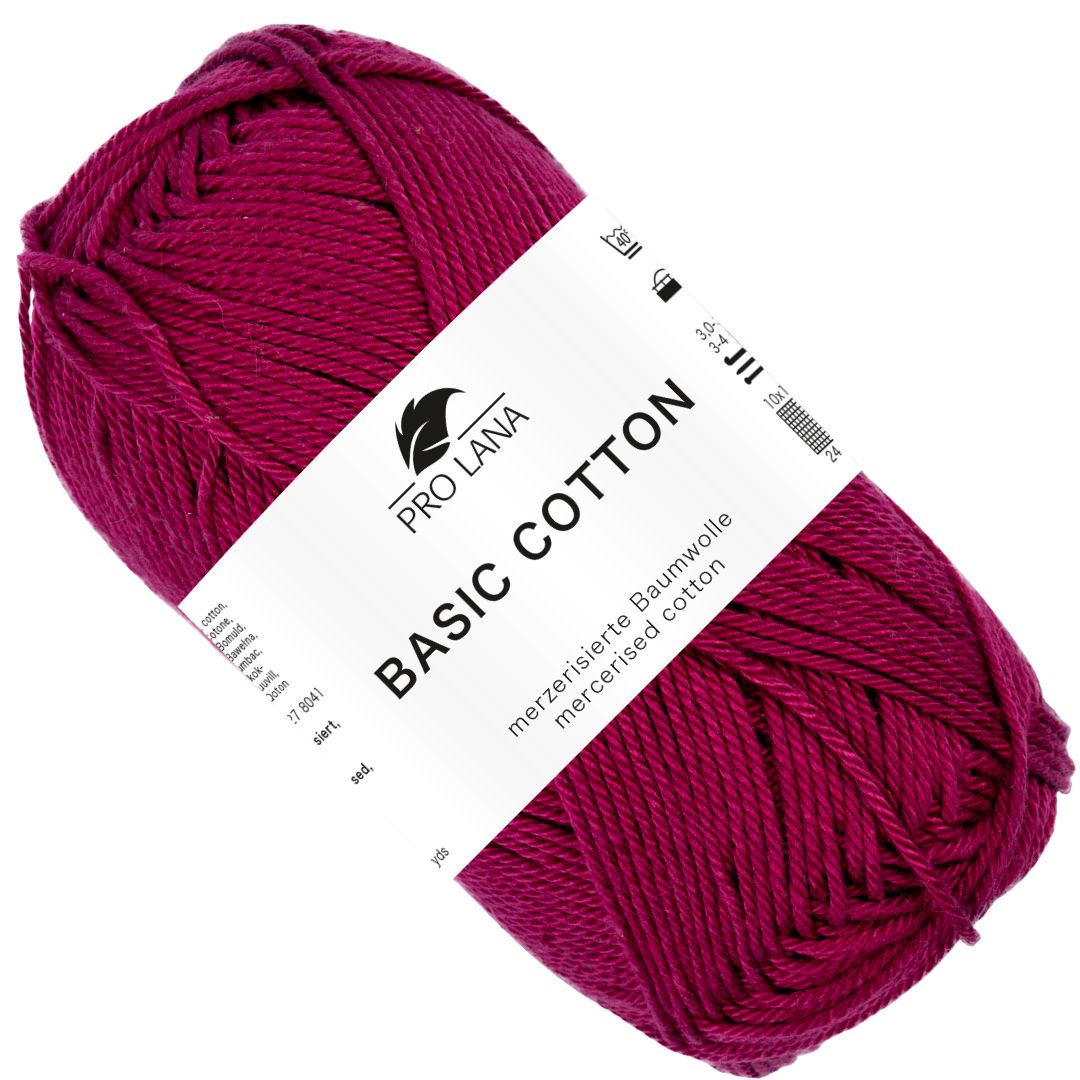 Pro Lana - Basic cotton - 50g/125m - 46 Brombeere