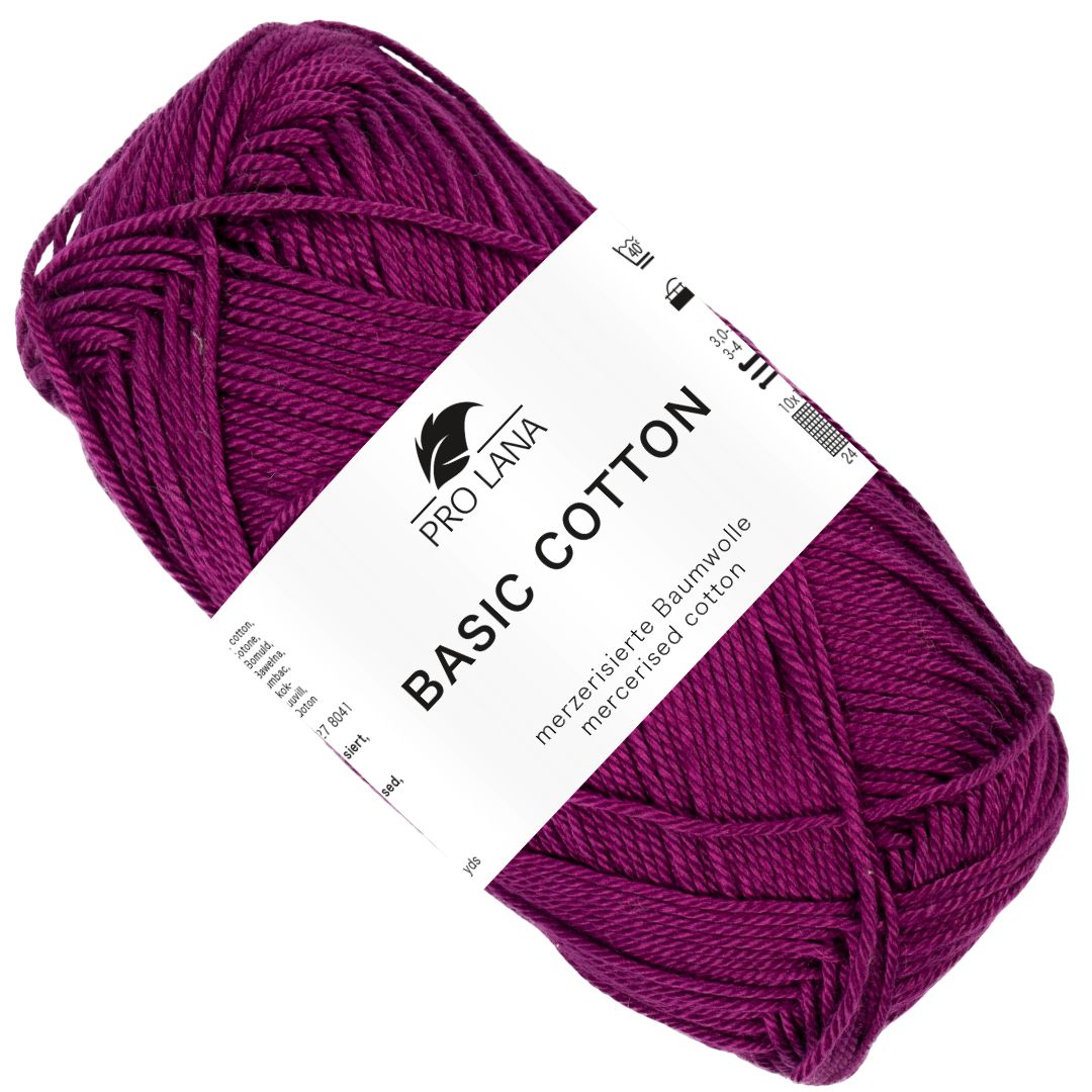 Pro Lana - Basic cotton - 50g/125m - 248 Waldbeere
