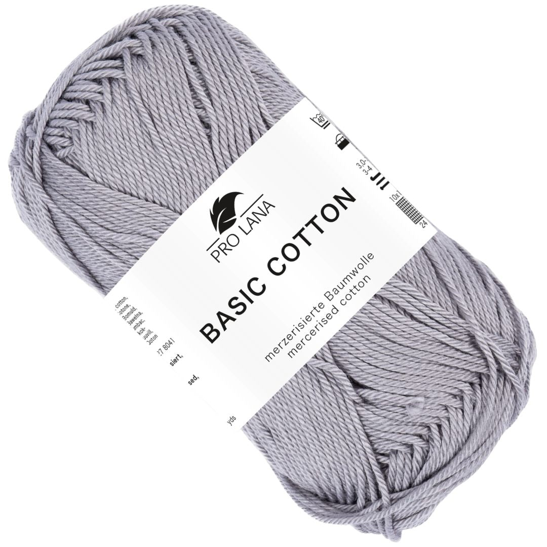 Pro Lana - Basic cotton - 50g/125m - 294 Rauchgrau