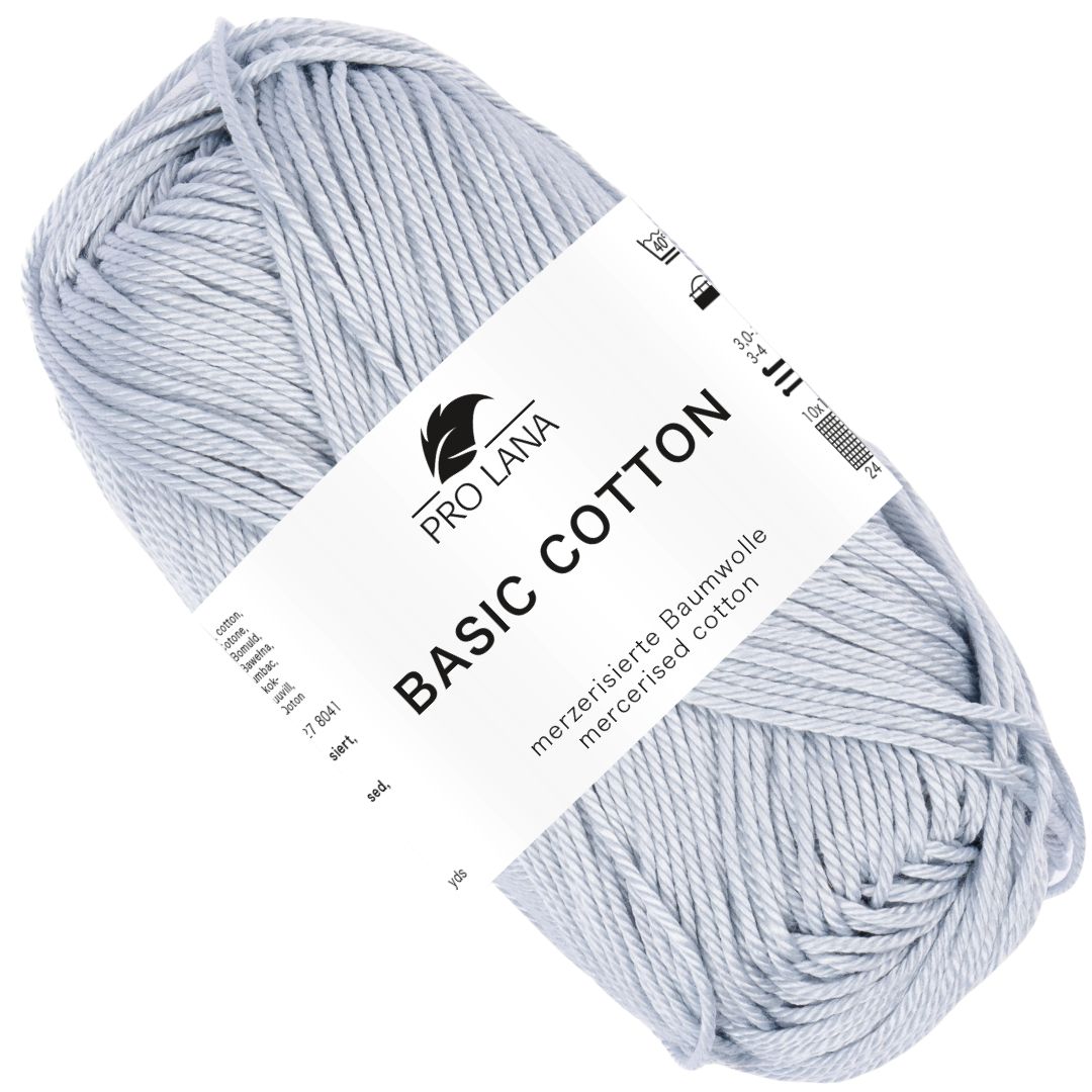 Pro Lana - Basic cotton - 50g/125m - 91 Hellgrau