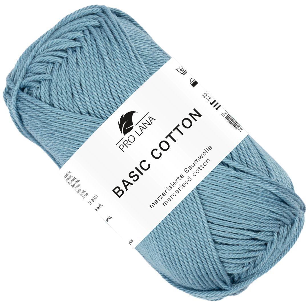 Pro Lana - Basic cotton - 50g/125m - 267 Kachelblau