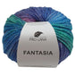 Pro Lana - FANTASIA - 50g/120m - Kettgarn mit Farbverlauf - 183 Rosa Lila Grün
