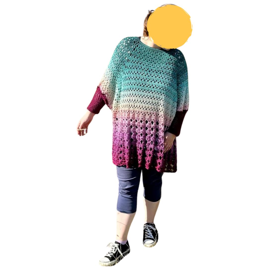 Häkelanleitung - Ponchulli "Poncharella"